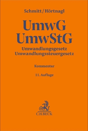 Buchcover und Innenansicht für das Buch: Umwandlungsgesetz, Umwandlungssteuergesetz. UmwG, UmwStG
