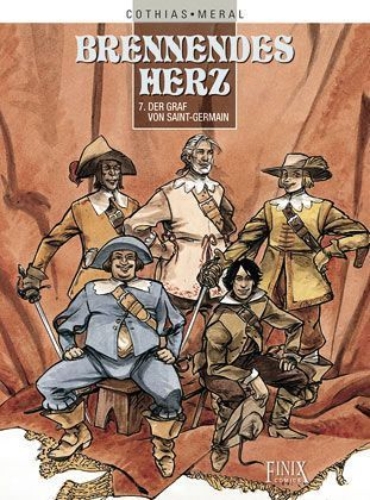 Buchcover und Innenansicht für das Buch: Brennendes Herz