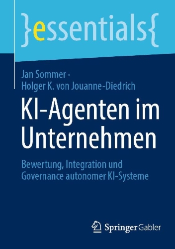 Buchcover und Innenansicht für das Buch: KI-Agenten im Unternehmen