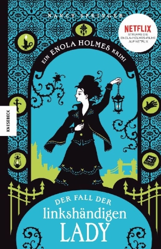 Buchcover und Innenansicht für das Buch: The Case of the Left-Handed Lady
