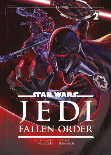 Buchcover und Innenansicht für das Buch: Star Wars Jedi: Fallen Order (Manga) 02