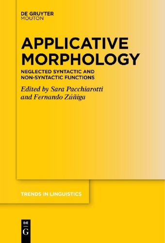 Buchcover und Innenansicht für das Buch: Applicative Morphology