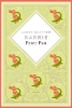 Buchcover und Innenansicht für das Buch: J.M. Barrie, Peter Pan. Schmuckausgabe mit Silberprägung