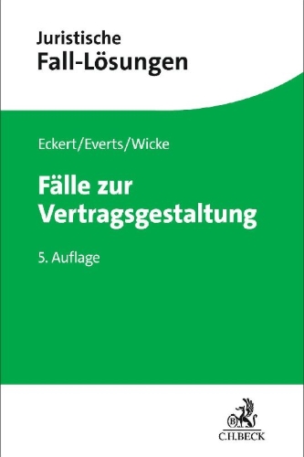 Buchcover und Innenansicht für das Buch: Fälle zur Vertragsgestaltung