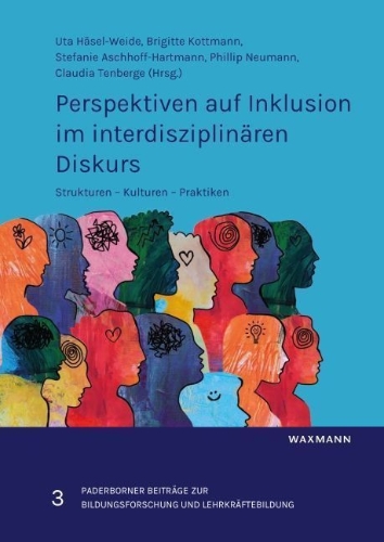 Buchcover und Innenansicht für das Buch: Perspektiven auf Inklusion im interdisziplinären Diskurs