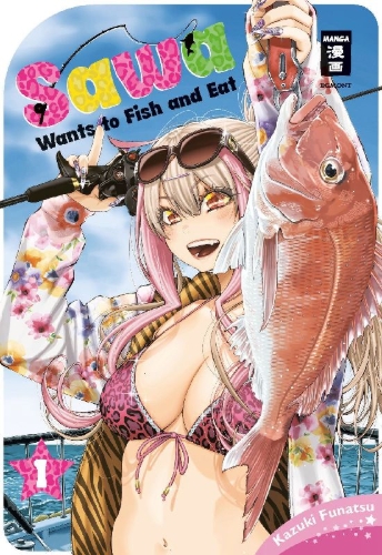 Buchcover und Innenansicht für das Buch: Tsutte Tabetai Gal Sawa-san