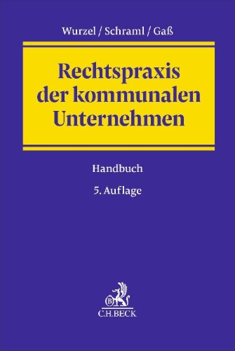 Buchcover und Innenansicht für das Buch: Rechtspraxis der kommunalen Unternehmen