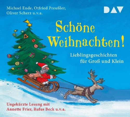 Buchcover und Innenansicht für das Buch: Schöne Weihnachten! Lieblingsgeschichten für Groß und Klein