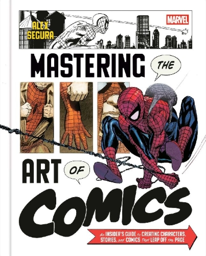 Buchcover und Innenansicht für das Buch: Marvel's Mastering the Art of Comics