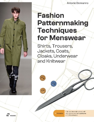Buchcover und Innenansicht für das Buch: Fashion Patternmaking for Menswear