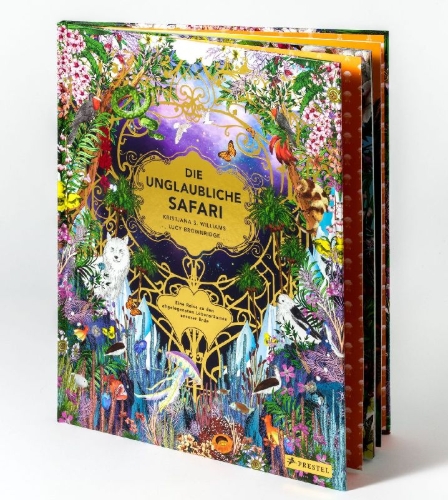 Buchcover und Innenansicht für das Buch: Die unglaubliche Safari