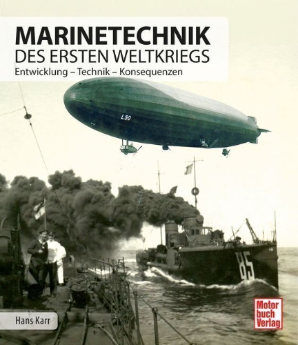 Buchcover und Innenansicht für das Buch: Marinetechnik des ersten Weltkriegs