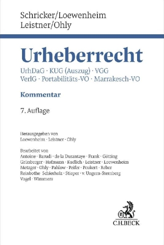 Buchcover und Innenansicht für das Buch: Urheberrecht