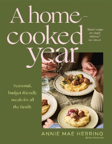 Buchcover und Innenansicht für das Buch: A Home-Cooked Year