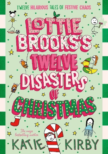 Buchcover und Innenansicht für das Buch: Lottie Brooks's Twelve Disasters of Christmas