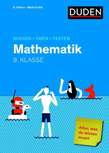 Buchcover und Innenansicht für das Buch: Wissen - Üben - Testen: Mathematik 9. Klasse