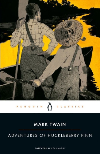 Buchcover und Innenansicht für das Buch: Adventures of Huckleberry Finn