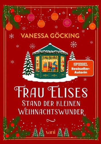 Buchcover und Innenansicht für das Buch: Frau Elises Stand der kleinen Weihnachtswunder