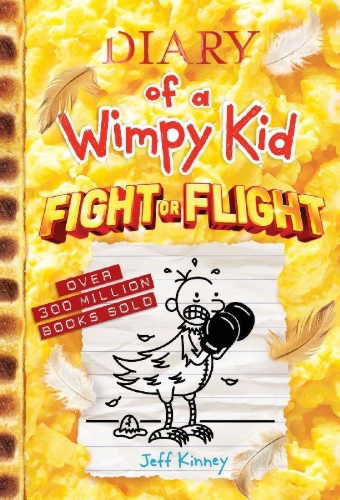 Buchcover und Innenansicht für das Buch: Diary of a Wimpy Kid 21: Fight or Flight