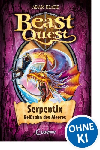 Buchcover und Innenansicht für das Buch: Beast Quest - Balisk, the Water Snake