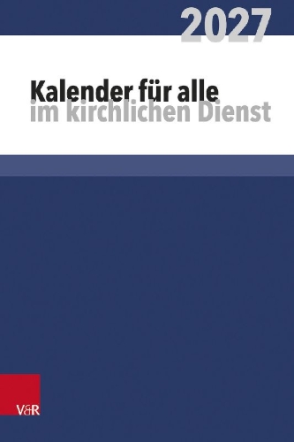 Buchcover und Innenansicht für das Buch: Kalender für alle im kirchlichen Dienst
