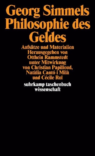 Buchcover und Innenansicht für das Buch: Georg Simmels ' Philosophie des Geldes'