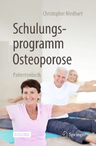 Buchcover und Innenansicht für das Buch: Schulungsprogramm Osteoporose