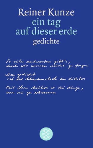Buchcover und Innenansicht für das Buch: ein tag auf dieser erde