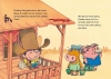 Buchcover und Innenansicht für das Buch: Cowboy Klaus und Otto der Ochsenfrosch