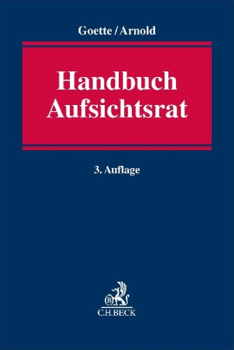 Buchcover und Innenansicht für das Buch: Handbuch Aufsichtsrat