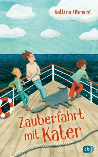 Buchcover und Innenansicht für das Buch: Zauberfahrt mit Kater