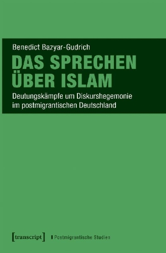 Buchcover und Innenansicht für das Buch: Das Sprechen über Islam