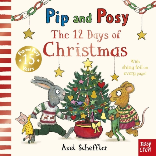Buchcover und Innenansicht für das Buch: Pip and Posy: The 12 Days of Christmas