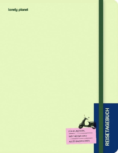 Buchcover und Innenansicht für das Buch: LONELY PLANET Bildband Lonely Planet Reisetagebuch - grün