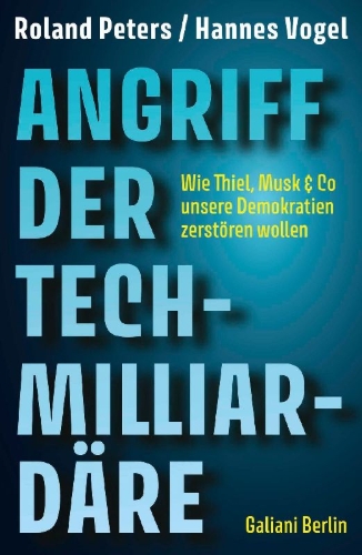 Buchcover und Innenansicht für das Buch: Angriff der Tech-Milliardäre