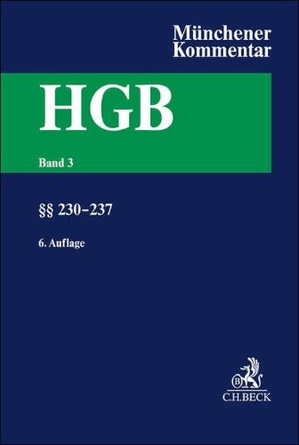 Buchcover und Innenansicht für das Buch: Münchener Kommentar zum Handelsgesetzbuch  Band 3: Zweites Buch. Handelsgesellschaften und stille Gesellschaft. Dritter Abschnitt. Stille Gesellschaft §§ 230-237