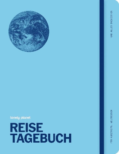 Buchcover und Innenansicht für das Buch: LONELY PLANET Bildband Lonely Planet Reisetagebuch - blau