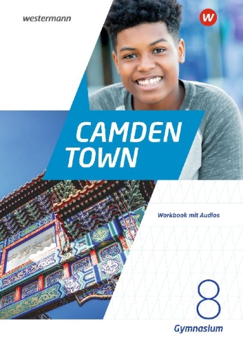 Buchcover und Innenansicht für das Buch: Camden Town 8. Workbook mit Audios.Textbook. Allgemeine Ausgabe für Gymnasien