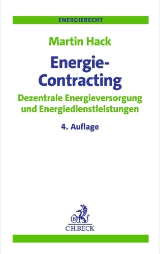 Buchcover und Innenansicht für das Buch: Energie-Contracting
