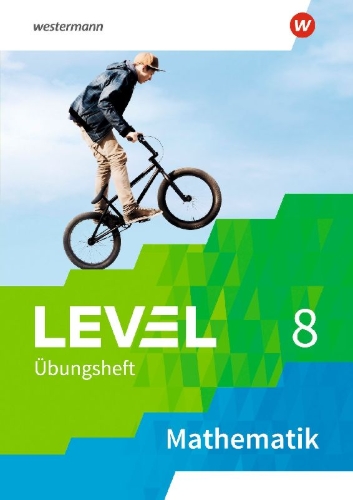 Buchcover und Innenansicht für das Buch: Level Übungshefte Mathematik 8. Arbeitsheft