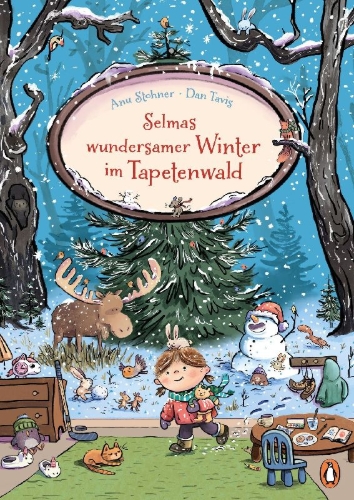 Buchcover und Innenansicht für das Buch: Selmas wundersamer Winter im Tapetenwald