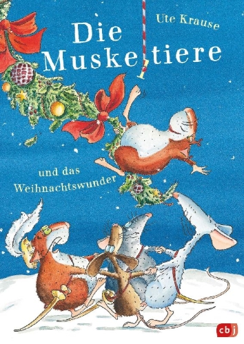 Buchcover und Innenansicht für das Buch: Die Muskeltiere und das Weihnachtswunder
