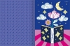 Buchcover und Innenansicht für das Buch: I Love Books - Mosaik-Stickerheft