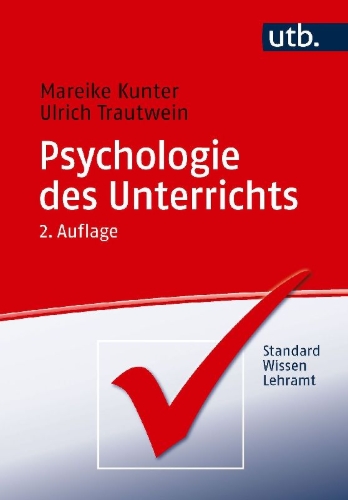 Buchcover und Innenansicht für das Buch: Psychologie des Unterrichts