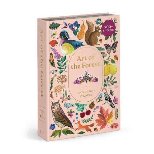 Buchcover und Innenansicht für das Buch: Art of the Forest Sticker Book