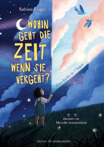 Buchcover und Innenansicht für das Buch: Wohin geht die Zeit, wenn sie vergeht?