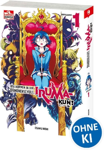 Buchcover und Innenansicht für das Buch: MAIRIMASHITA! IRUMA-KUN