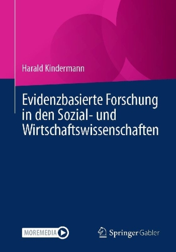 Buchcover und Innenansicht für das Buch: Evidenzbasierte Forschung in den Sozial- und Wirtschaftswissenschaften