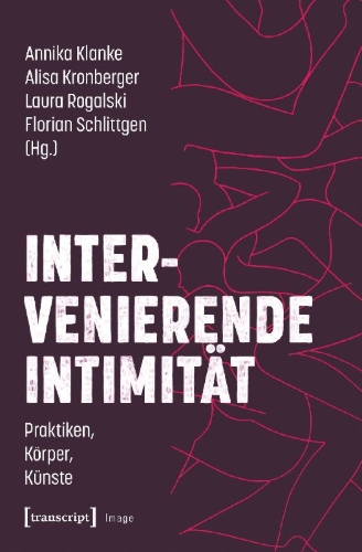Buchcover und Innenansicht für das Buch: Intervenierende Intimität