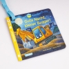 Buchcover und Innenansicht für das Buch: Baby Pixi (unkaputtbar) 138: Mein Baby-Pixi-Buggybuch: Gute Nacht, kleiner Bagger!